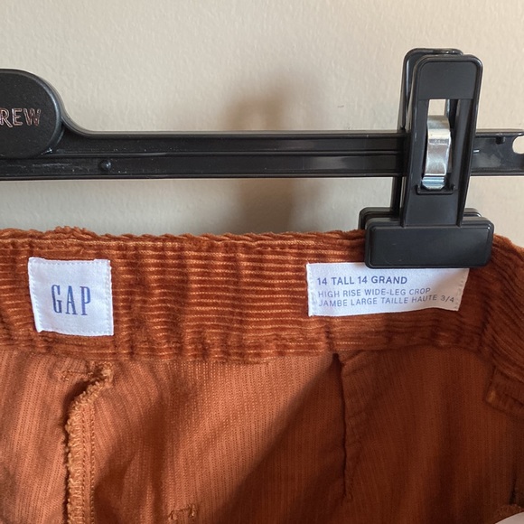 Gap brown/copper corduroy wide leg pants - Picture 2 of 5